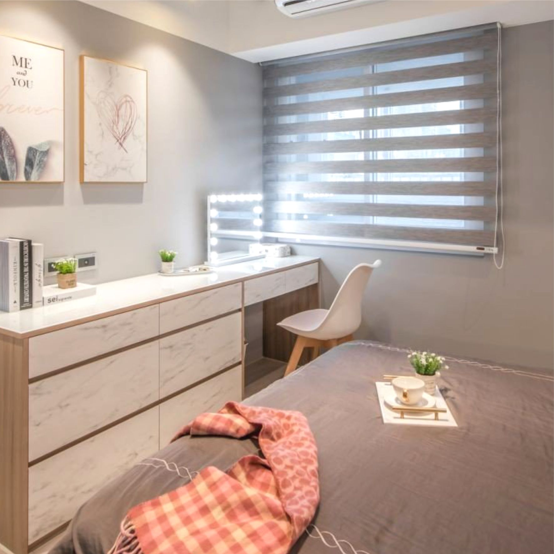 Rèm cầu vồng sang trọng cho chung cư