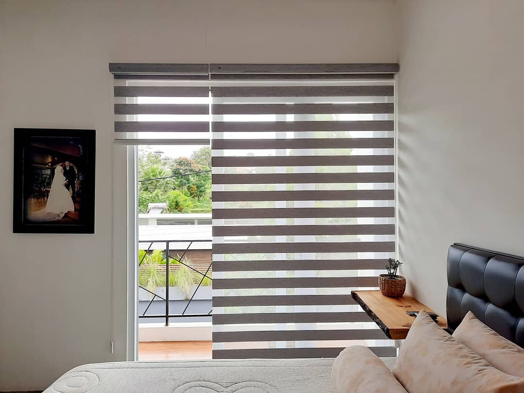 Rèm cầu vồng phòng ngủ đẹp chống nắng