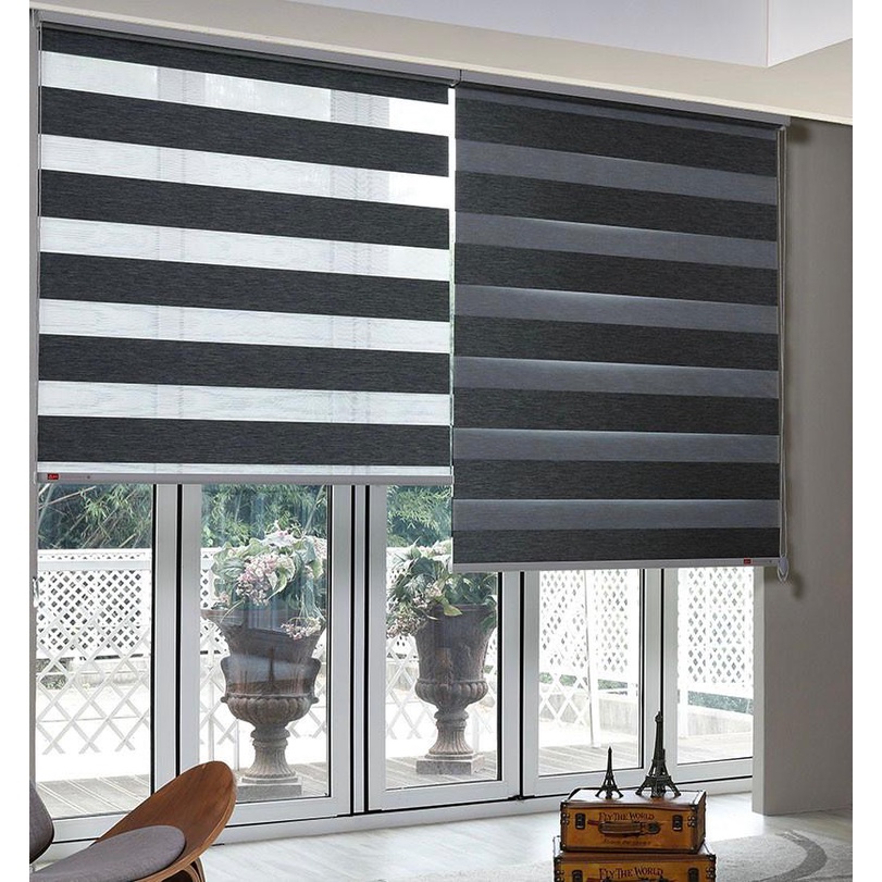 Rèm cầu vồng màu xám chống nắng cản nhiệt