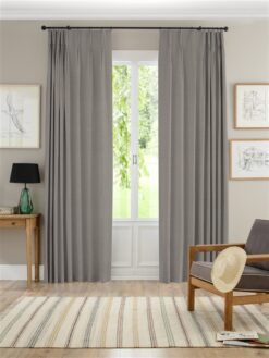 Rèm Vải Cửa Sổ Màu Xám Chống Nắng Chống UV