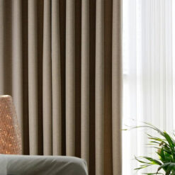 Rèm Vải Hàn Quốc Màu Cát Be